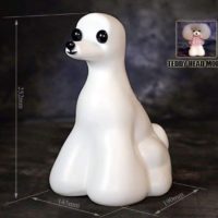 Teddy Model Dog. Seated position Great for displaying your work. Wigs are purchased seperatly and come in a variety of color options. Wigs can be cut and designed to show off your scissoring and coloring skills.